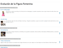 Tablet Screenshot of evolucionfigurafemenina.blogspot.com