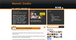 Desktop Screenshot of manekistudio.blogspot.com