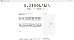 Desktop Screenshot of glossolalias.blogspot.com