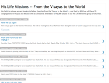 Tablet Screenshot of hislifemissions.blogspot.com