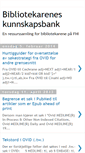 Mobile Screenshot of bibliotekarene.blogspot.com