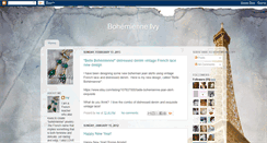 Desktop Screenshot of bohemienneivy.blogspot.com