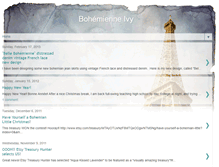 Tablet Screenshot of bohemienneivy.blogspot.com