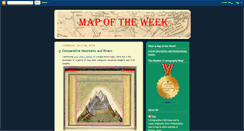 Desktop Screenshot of mapoftheweek.blogspot.com