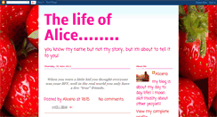 Desktop Screenshot of aliceinwonderlandhahanot.blogspot.com