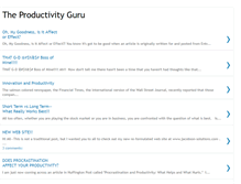 Tablet Screenshot of bob-theproductivityguru.blogspot.com