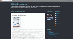 Desktop Screenshot of litteraturklubkorshoj.blogspot.com