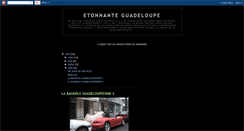 Desktop Screenshot of etonnante-guadeloupe.blogspot.com