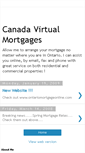 Mobile Screenshot of canadaonlinemortgages.blogspot.com