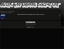 Tablet Screenshot of jeuxenlignegratuit.blogspot.com
