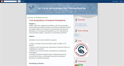 Desktop Screenshot of cursodeemergenciassn.blogspot.com