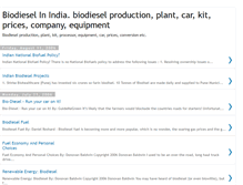 Tablet Screenshot of india-biodiesel.blogspot.com