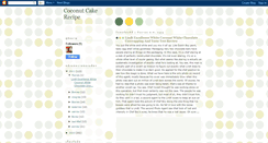 Desktop Screenshot of coconutcake-recipe.blogspot.com