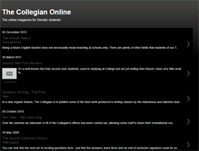 Tablet Screenshot of collegianonline.blogspot.com