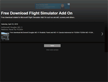 Tablet Screenshot of edric-flightsimulator.blogspot.com