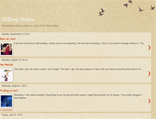Tablet Screenshot of hilltopnotes.blogspot.com