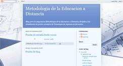 Desktop Screenshot of metodologiadistancia.blogspot.com
