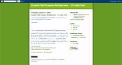 Desktop Screenshot of crystalcold12.blogspot.com