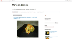 Desktop Screenshot of mariaesencia.blogspot.com