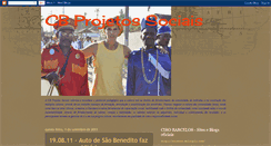 Desktop Screenshot of cbprojetossociais.blogspot.com