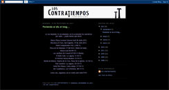 Desktop Screenshot of loscontratiempos.blogspot.com