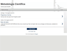 Tablet Screenshot of metodosci.blogspot.com