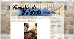 Desktop Screenshot of famigliadimalatesta.blogspot.com