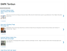 Tablet Screenshot of dmptambun.blogspot.com