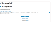 Tablet Screenshot of cdawgsworld.blogspot.com