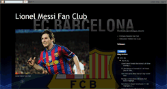 Desktop Screenshot of lionelmessifc.blogspot.com