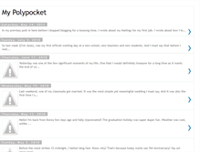 Tablet Screenshot of mypolypocket.blogspot.com