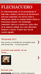 Mobile Screenshot of flechacuero.blogspot.com