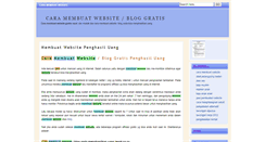 Desktop Screenshot of caracepatmembuatwebsitegratis.blogspot.com