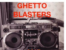 Tablet Screenshot of ghettoblastersandswitchblades.blogspot.com