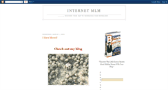 Desktop Screenshot of internetmlmlead.blogspot.com