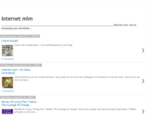 Tablet Screenshot of internetmlmlead.blogspot.com