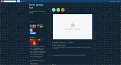Desktop Screenshot of fromjennspen.blogspot.com