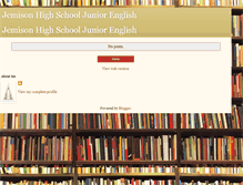 Tablet Screenshot of jhsjuniorenglish.blogspot.com