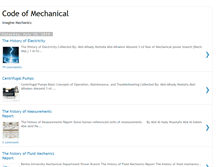 Tablet Screenshot of mechcode.blogspot.com