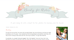 Desktop Screenshot of beautyforashes-joannah.blogspot.com