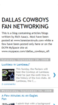 Mobile Screenshot of dallascowboysfannetworking.blogspot.com