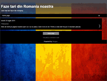 Tablet Screenshot of faze-tari-romania.blogspot.com