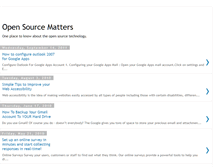 Tablet Screenshot of opensourcespot.blogspot.com