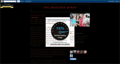 Desktop Screenshot of bratcherbunch.blogspot.com