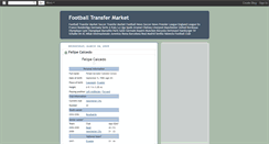 Desktop Screenshot of footballtransfermarket.blogspot.com