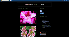 Desktop Screenshot of jardinesdeleyenda.blogspot.com
