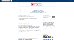 Desktop Screenshot of civicinitiativeamericanpolitics.blogspot.com