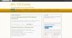 Desktop Screenshot of bpl-t20.blogspot.com