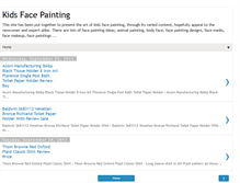 Tablet Screenshot of kids-face-painting.blogspot.com