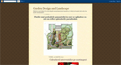 Desktop Screenshot of gardendesignandlanscape.blogspot.com